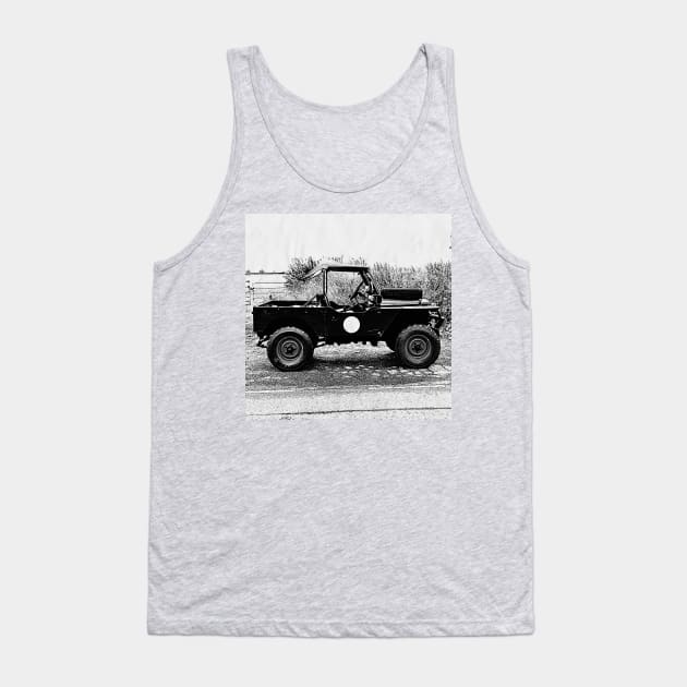 1955 Land Rover - Mavis Tank Top by LukeHarding